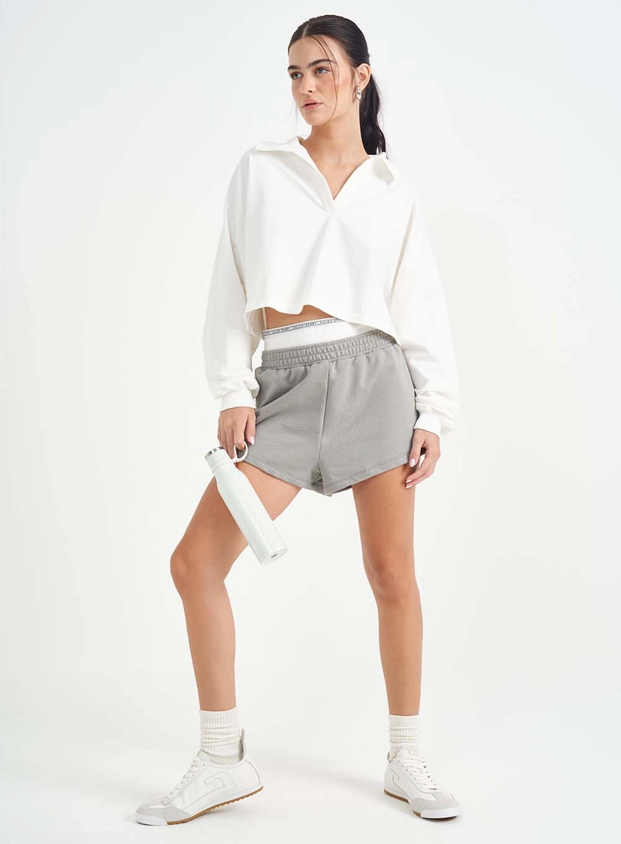 Short Curto De Moletom