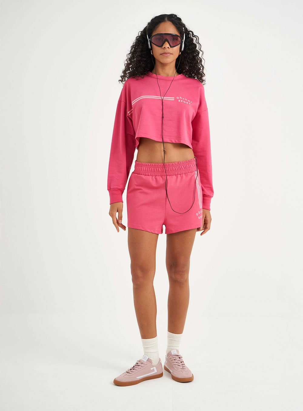 Short Moletinho Comfort Rosa