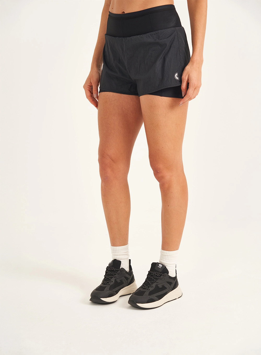 Short Nylon Loose Preto