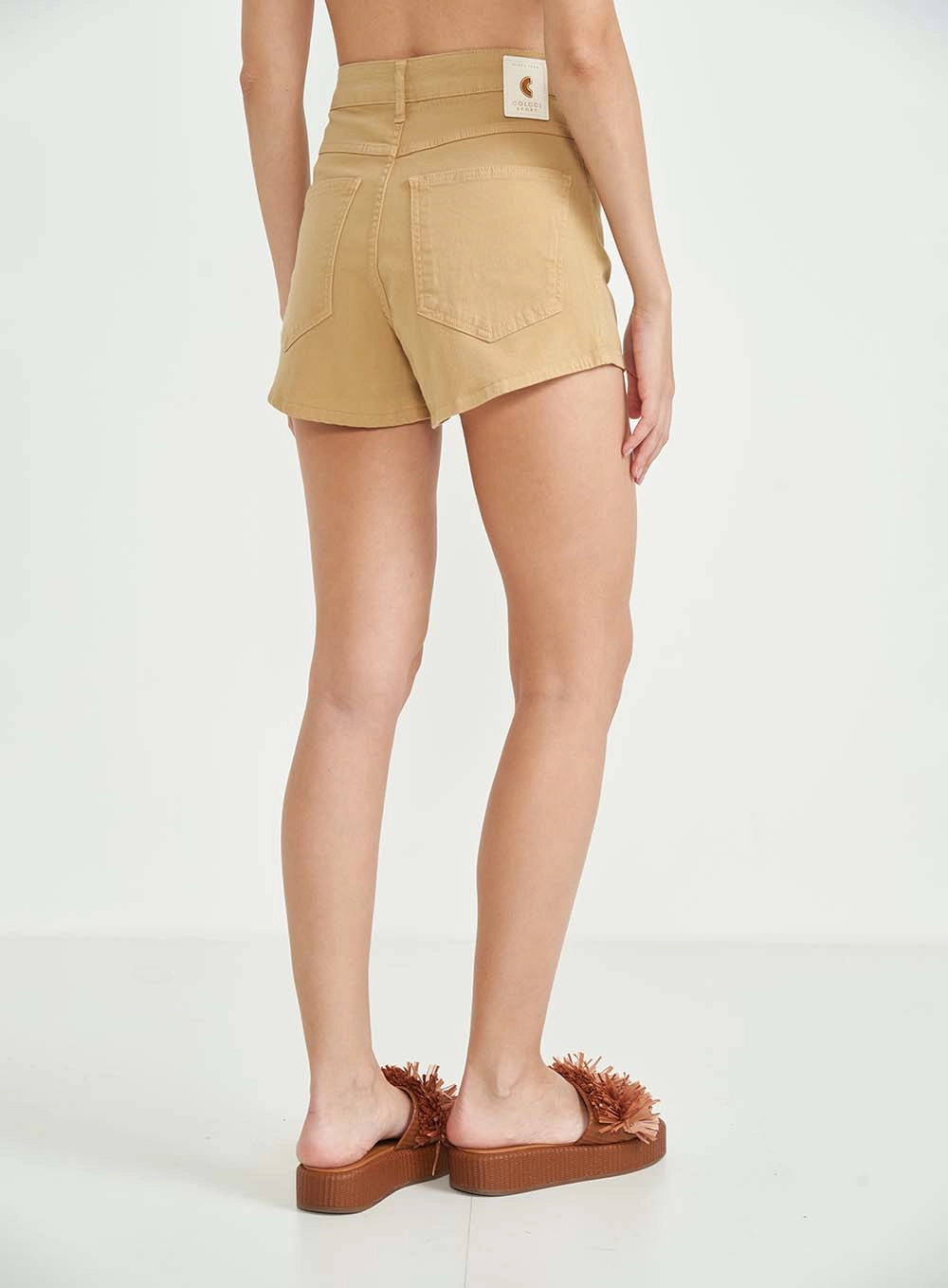 Short Sarja Dunnah Stretch Bege Soybean