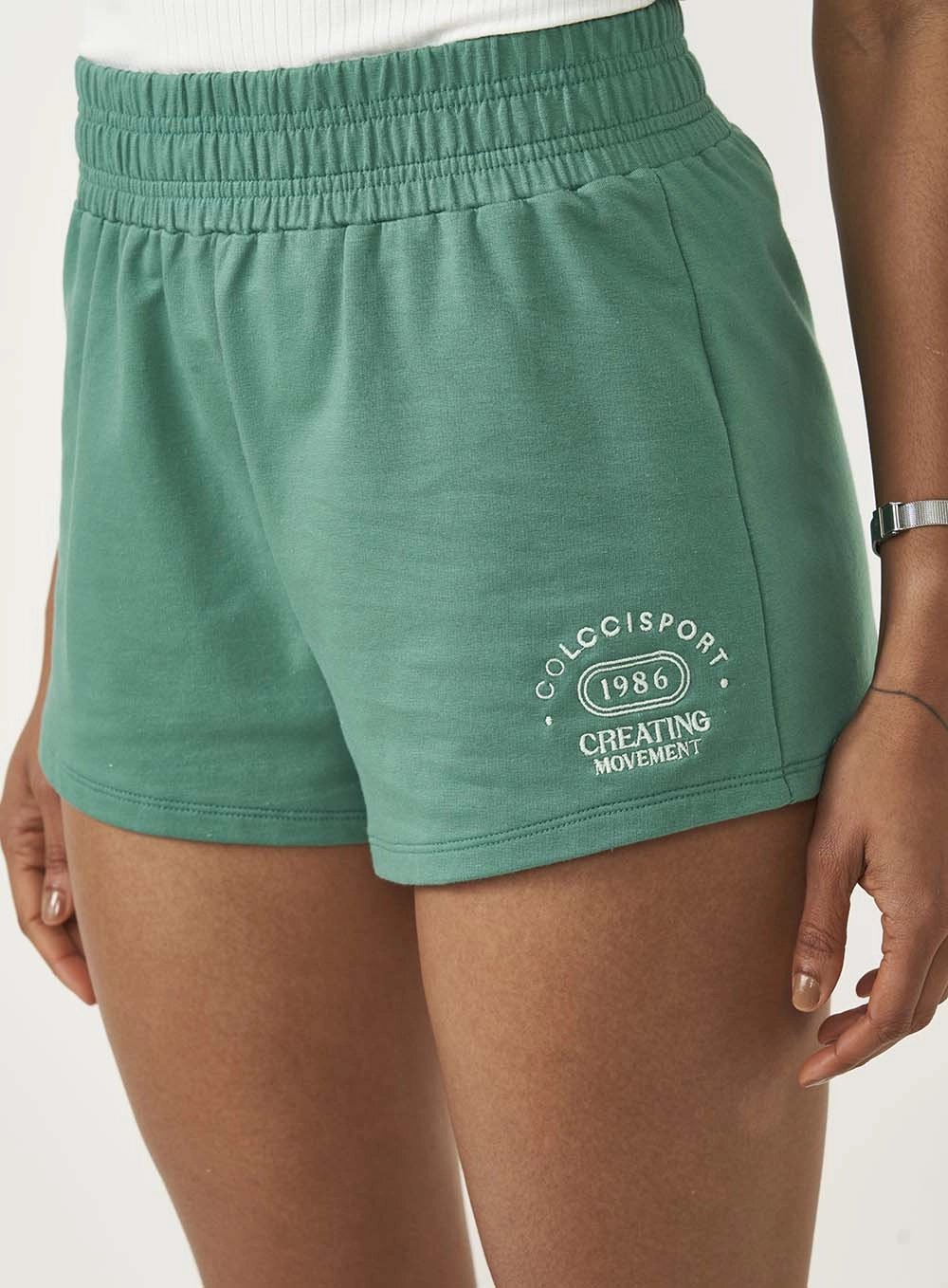 Short Feminino Moletinho Verde