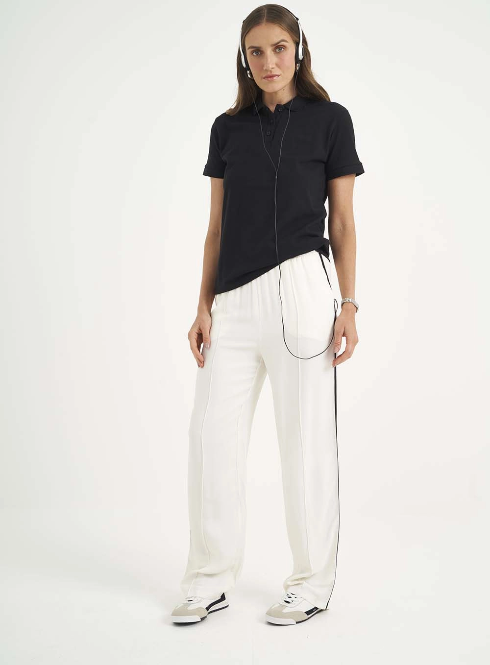 Polo Feminina Comfort Preto