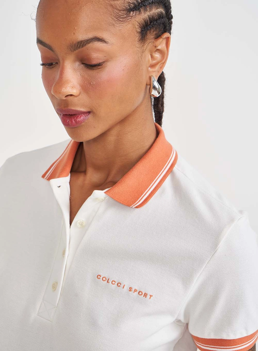 Polo Feminina Comfort Encurtada Off-Shell