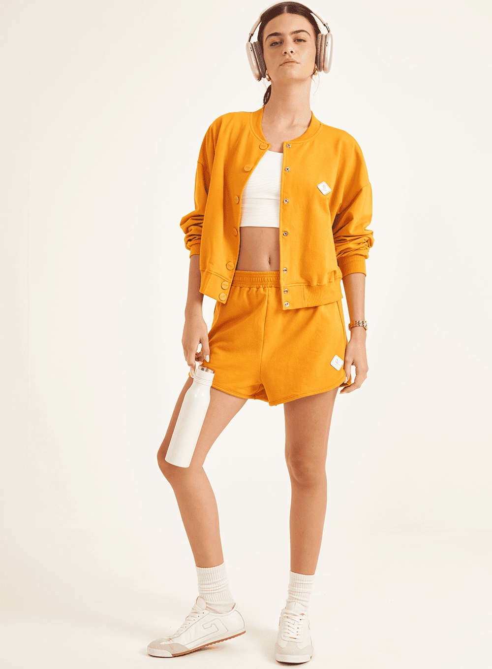 Jaqueta Feminina Comfort College Laranja