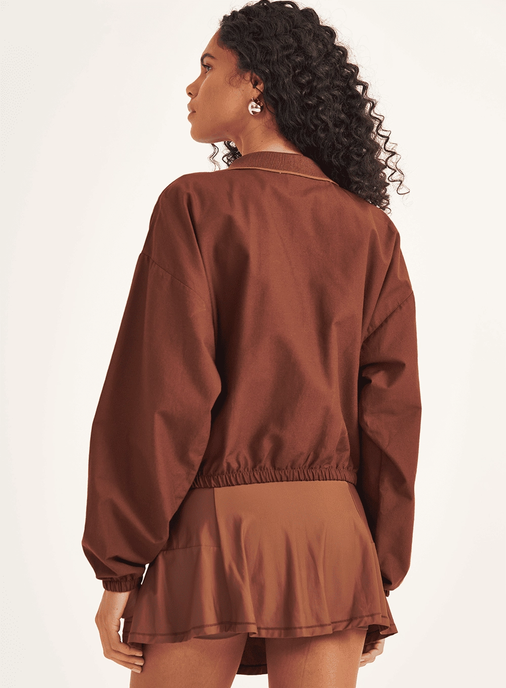Jaqueta Feminina Loose Giorgia Marrom