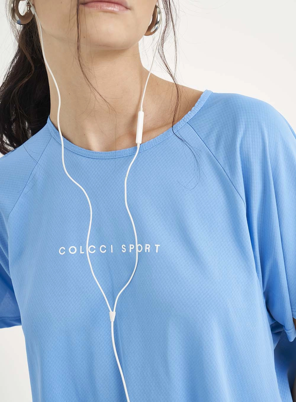 Camiseta Feminina Loose Comfort Azul