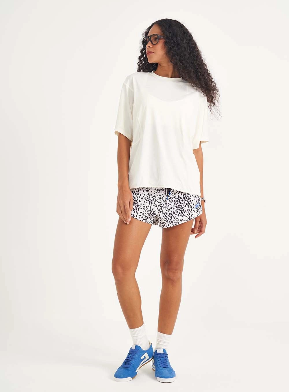 Camiseta Feminina Loose Off White