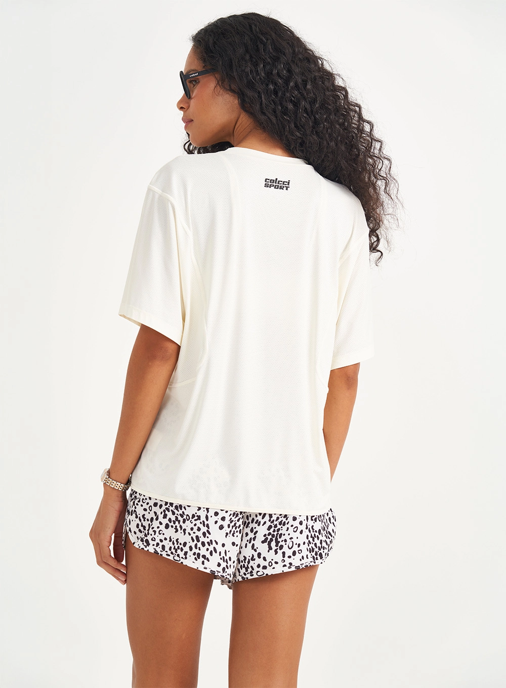Camiseta Feminina Loose Off White