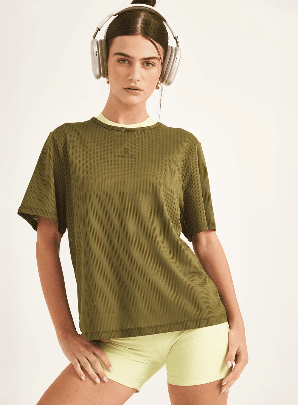 Camiseta Malha Sport 1 Feminino Colcci Sport Verde