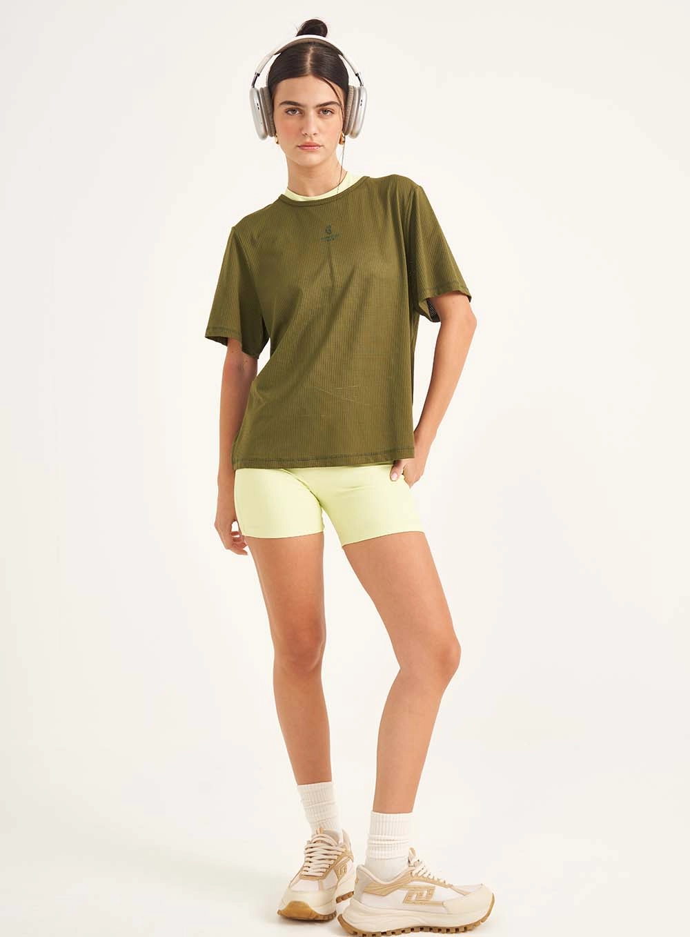 Camiseta Malha Sport 1 Feminino Colcci Sport Verde