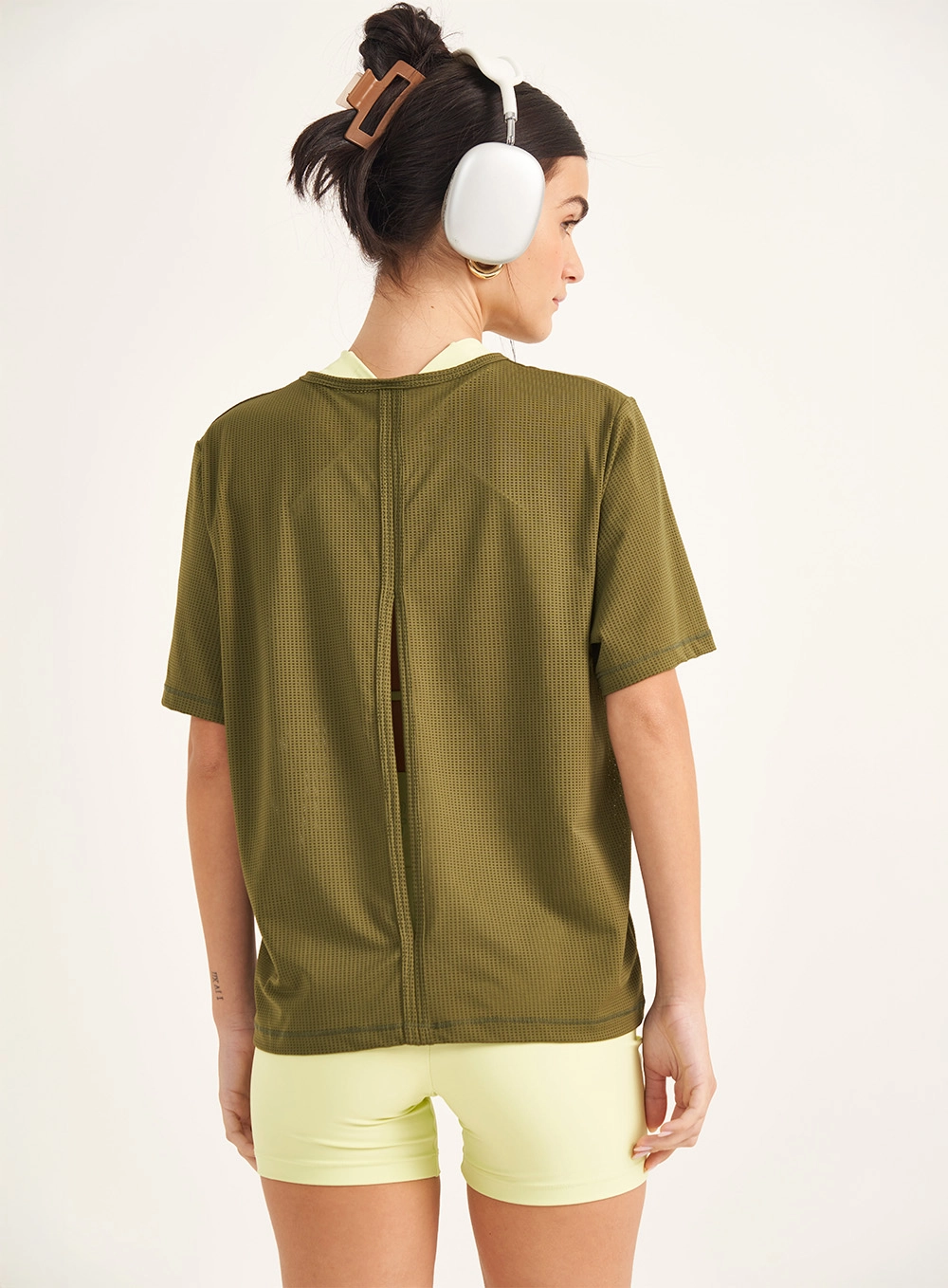 Camiseta Malha Sport 1 Feminino Colcci Sport Verde