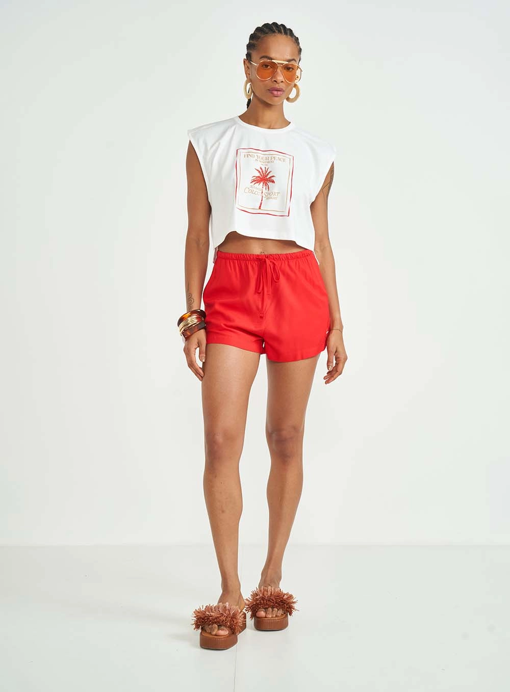 Camiseta Feminina Muscle Tee Off-Shell