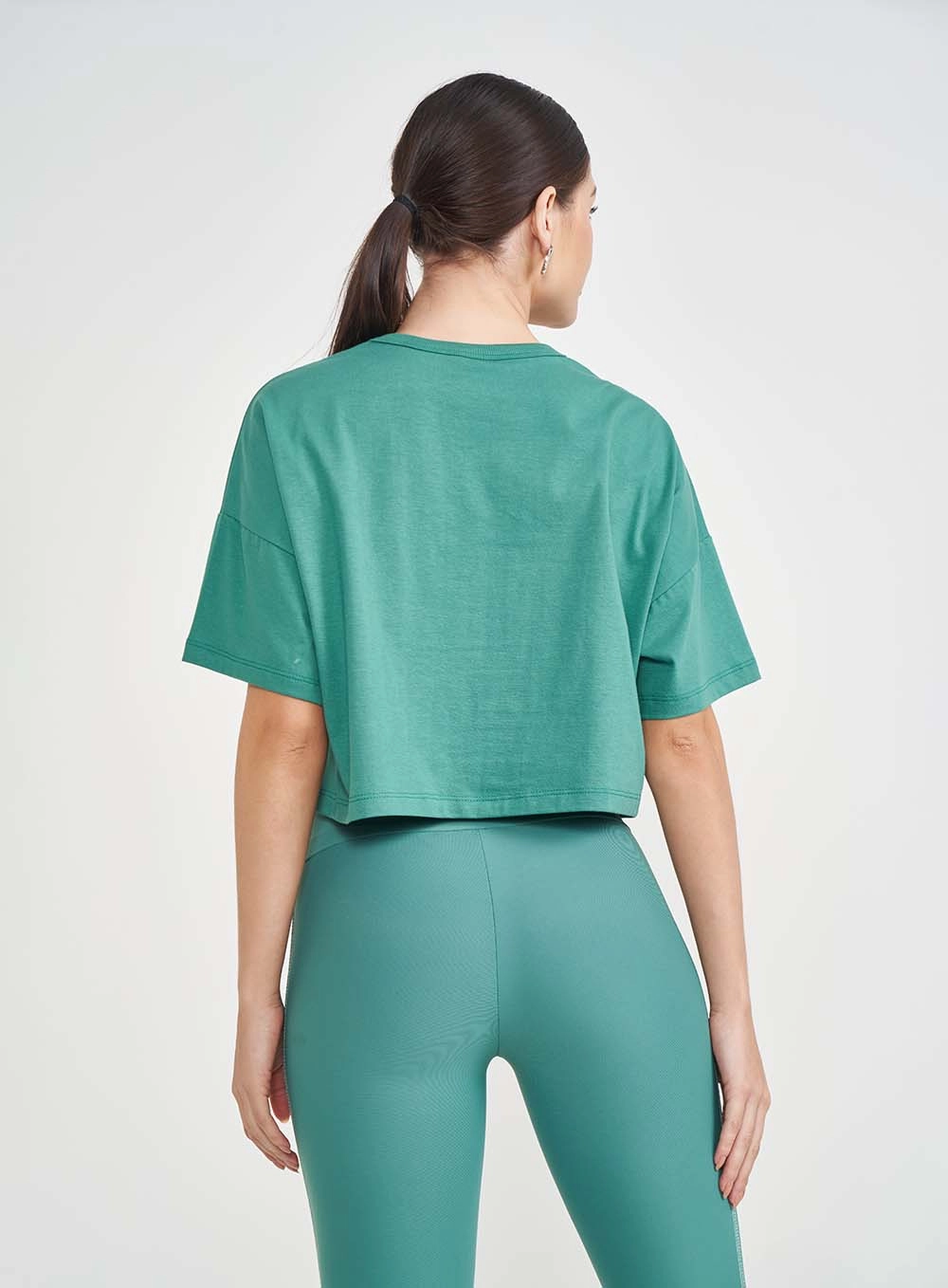 Camiseta Feminina Loose Fit Verde