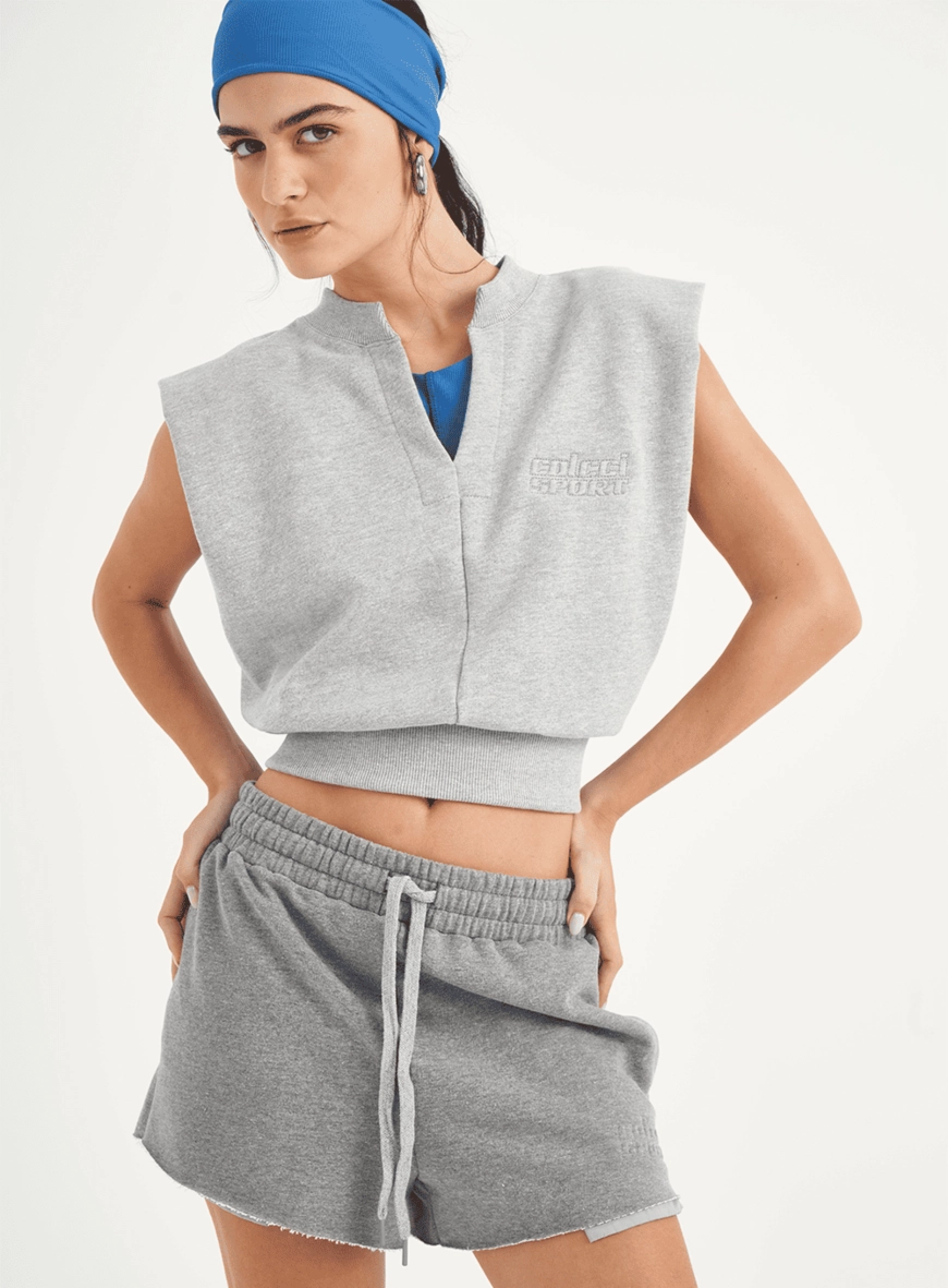 Blusa Feminina Moletom Muscle Tee