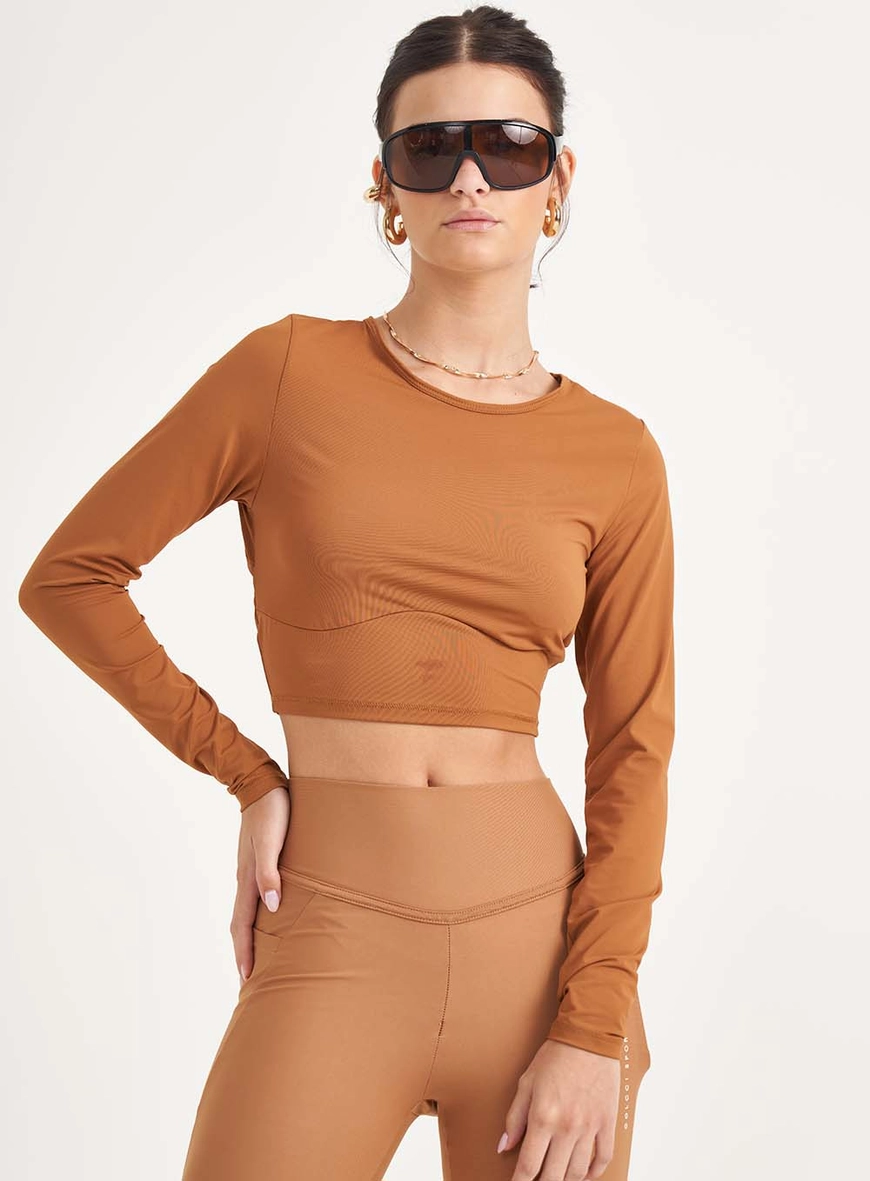 Blusa Feminina Slim Cropped