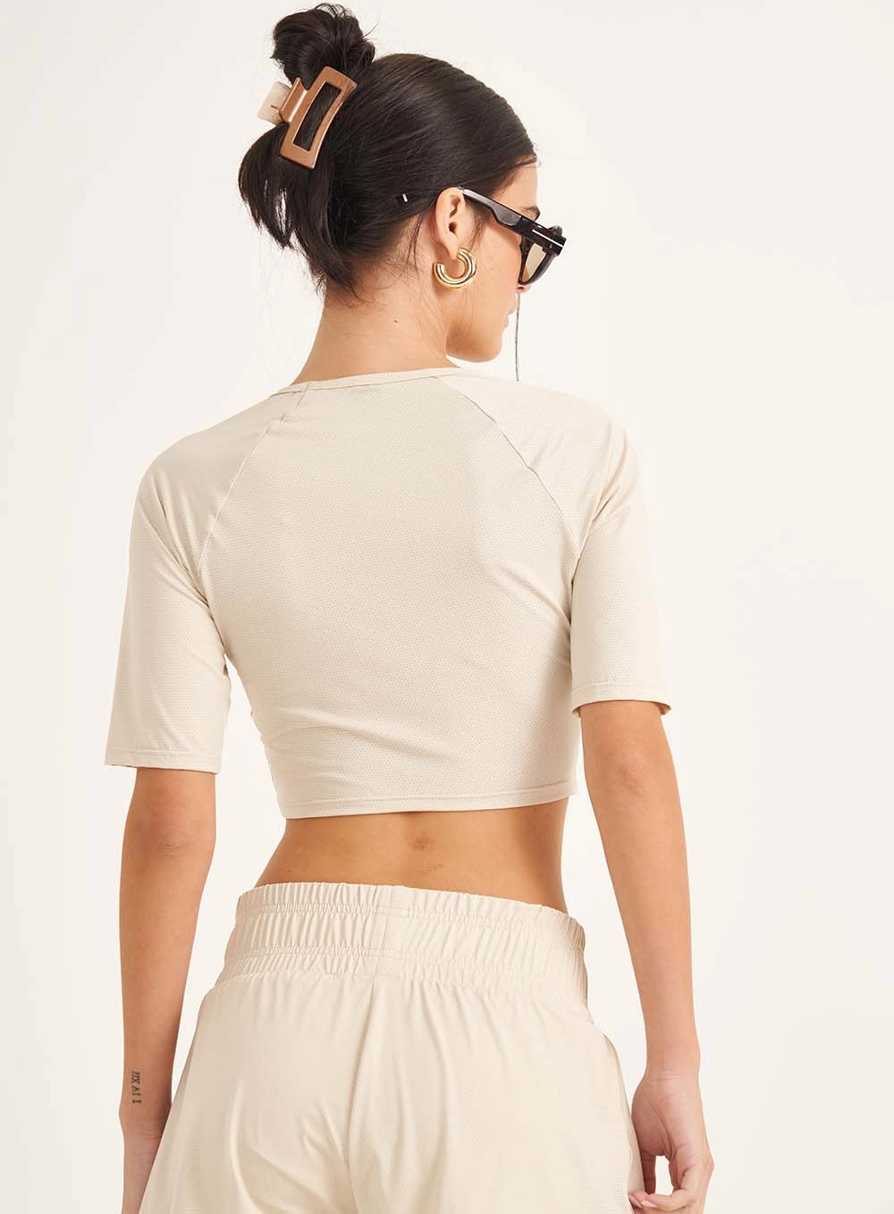 Blusa Feminina Slim Bege