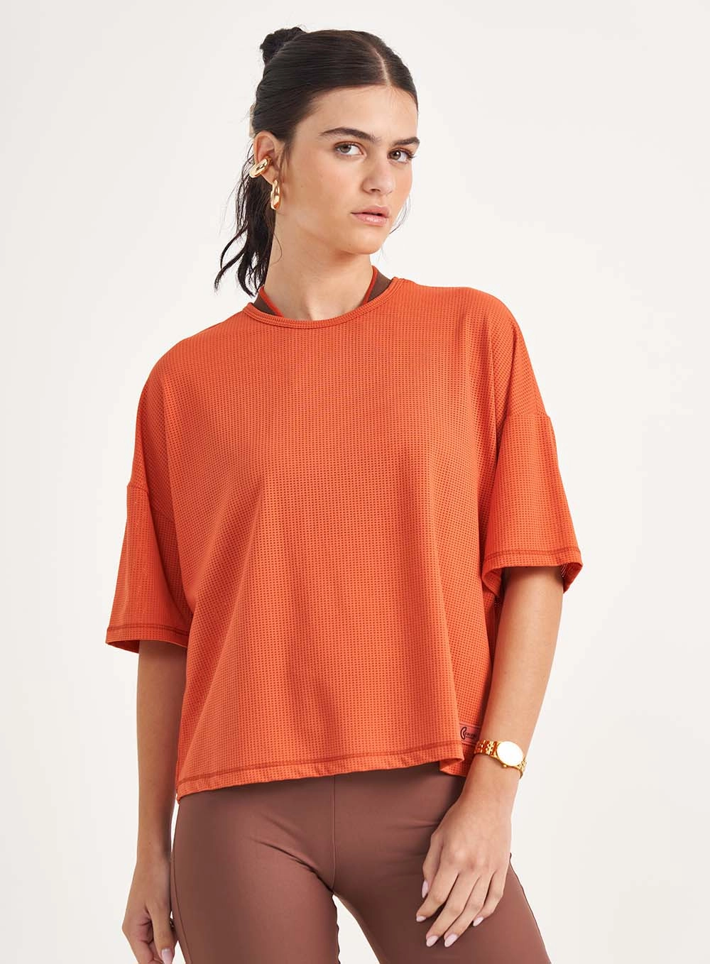 Blusa Feminina Loose Laranja