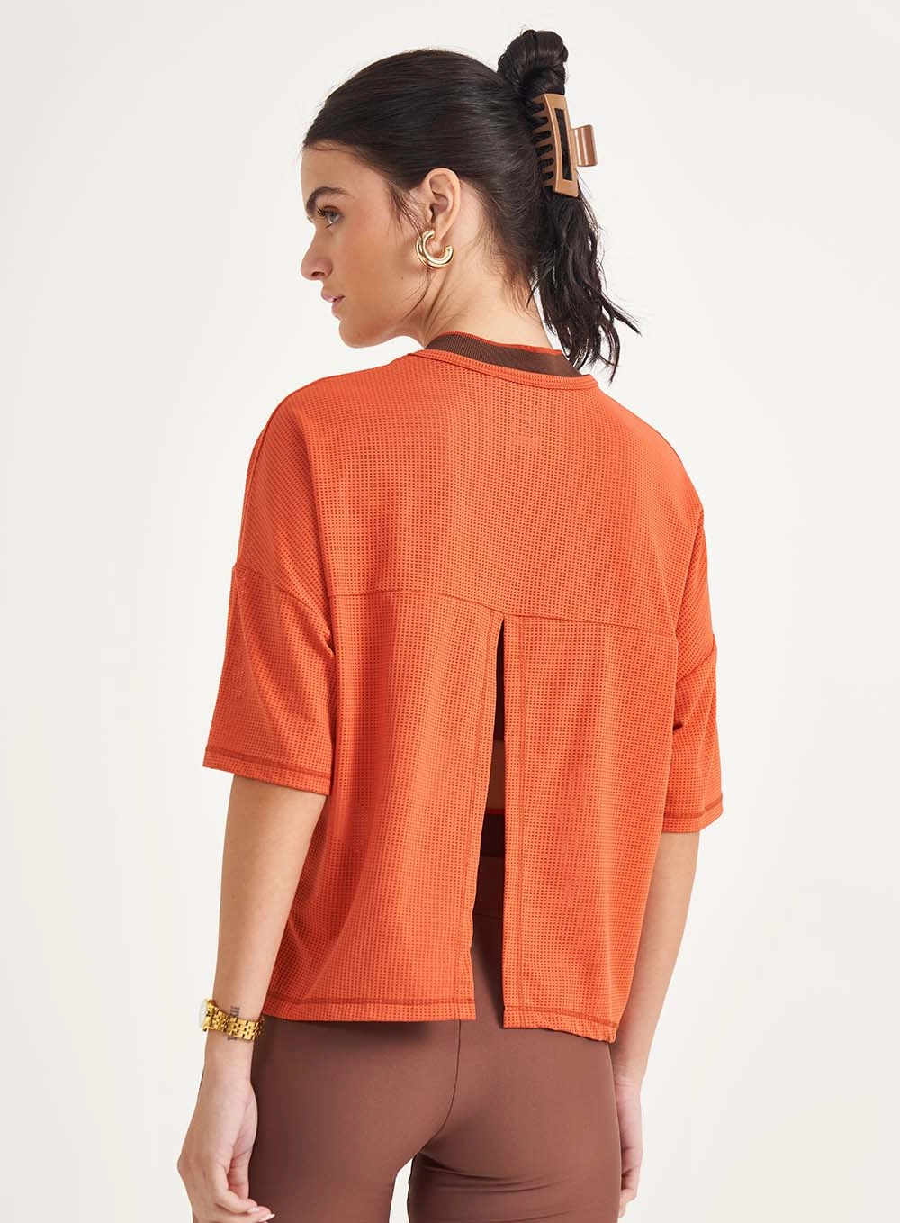 Blusa Feminina Loose Laranja