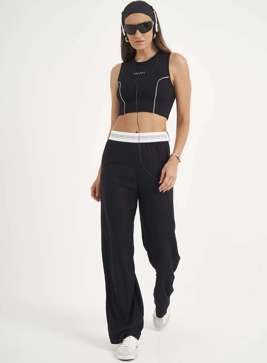 Blusa Feminina Slim Contrast