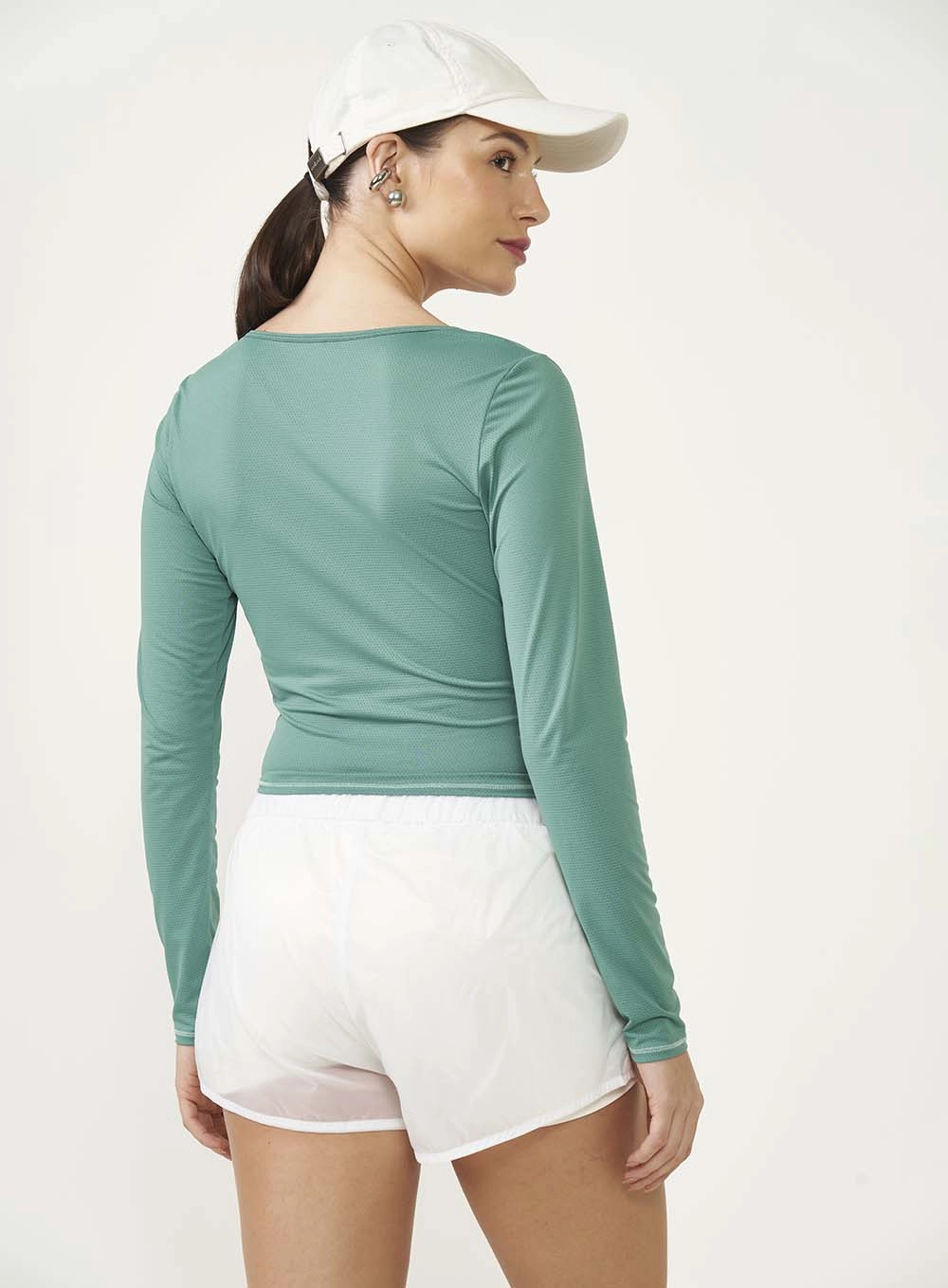 Blusa Feminina Slim Verde