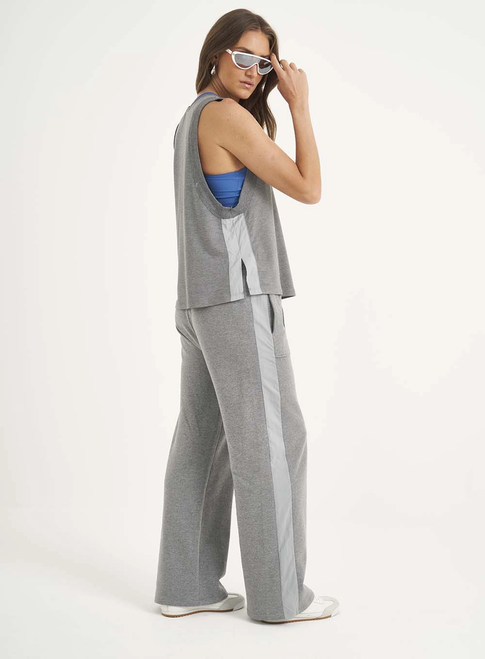 Regata Feminina Comfort Muscle Cinza