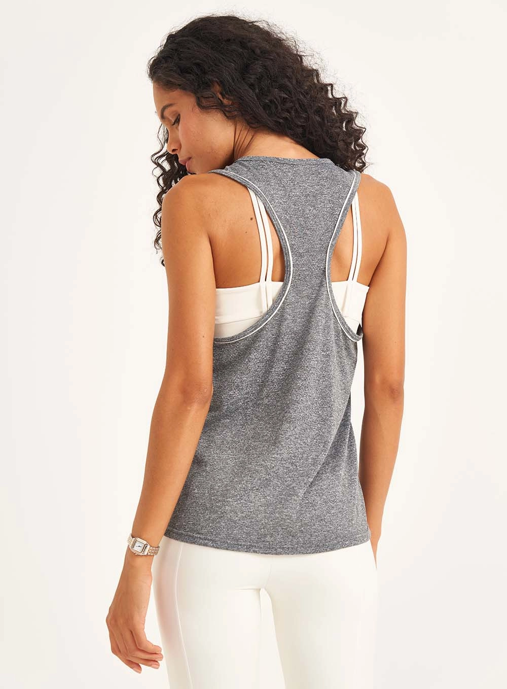 Regata Feminina Comfort Cinza