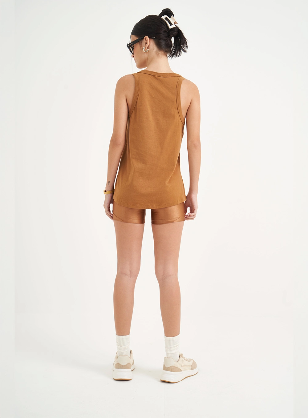 Regata Feminina Basic Comfort Marrom