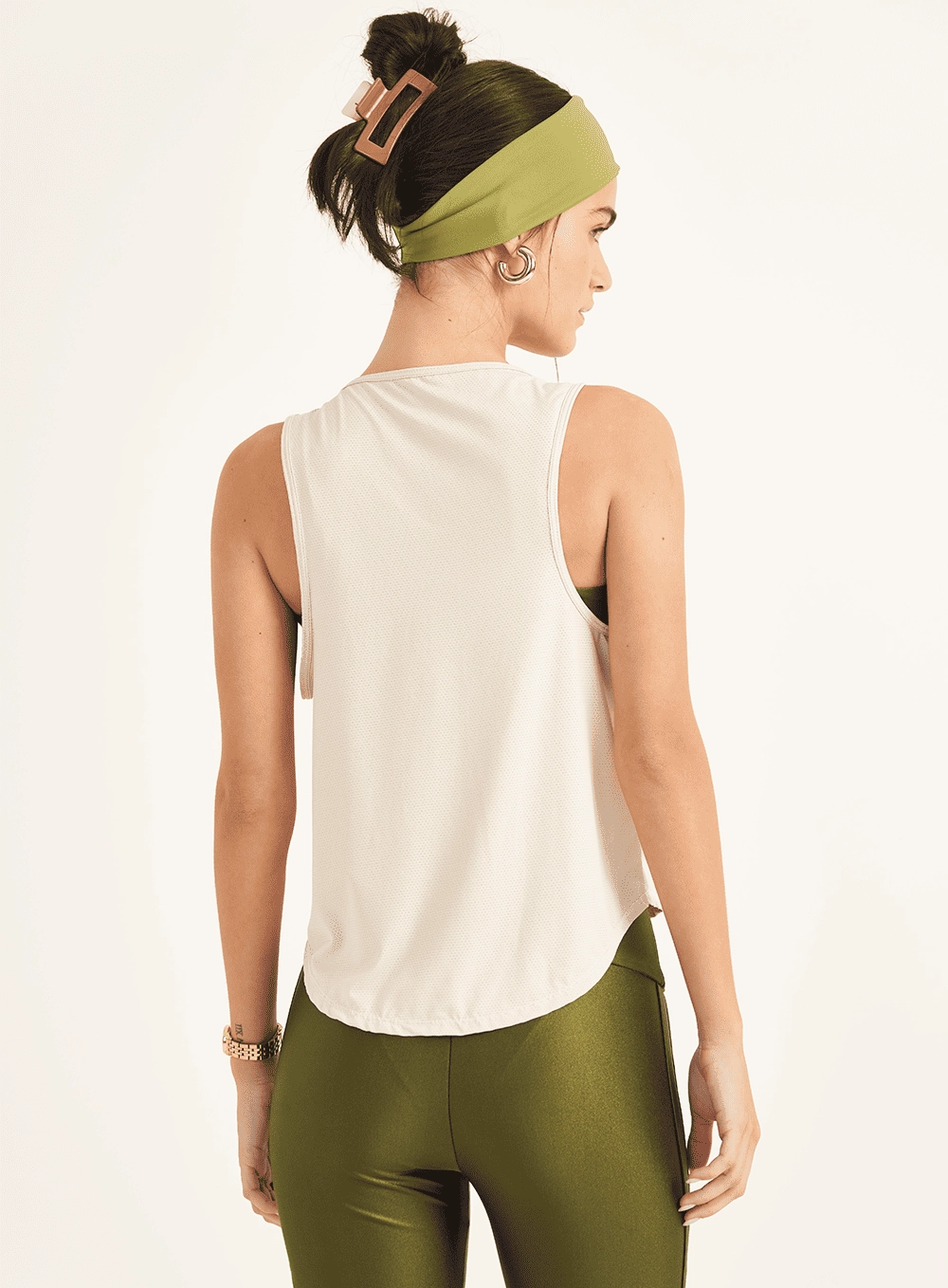 Regata Feminina Loose Performance Bege