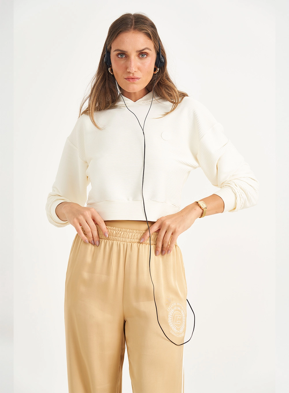 Blusão Feminino Comfort Fit Canelado Off Shell