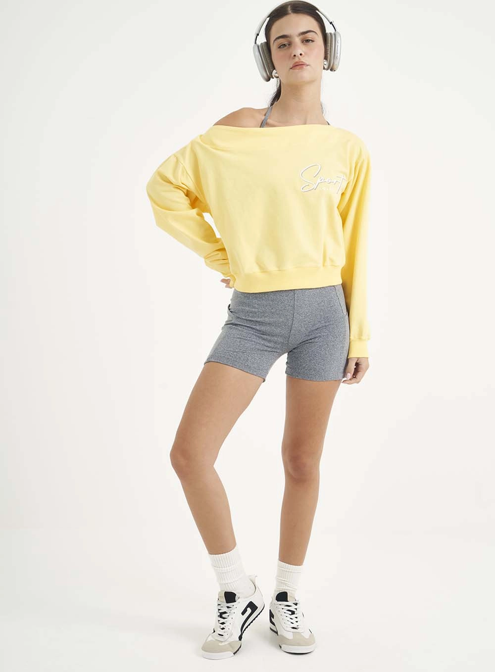 Blusao Feminino Loose Amarelo