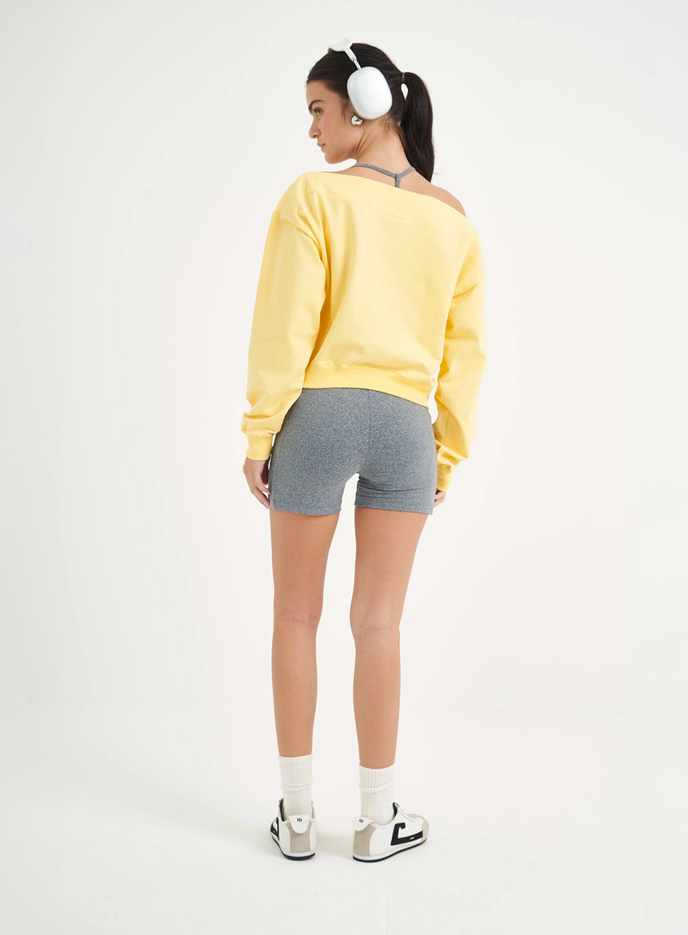 Blusao Feminino Loose Amarelo