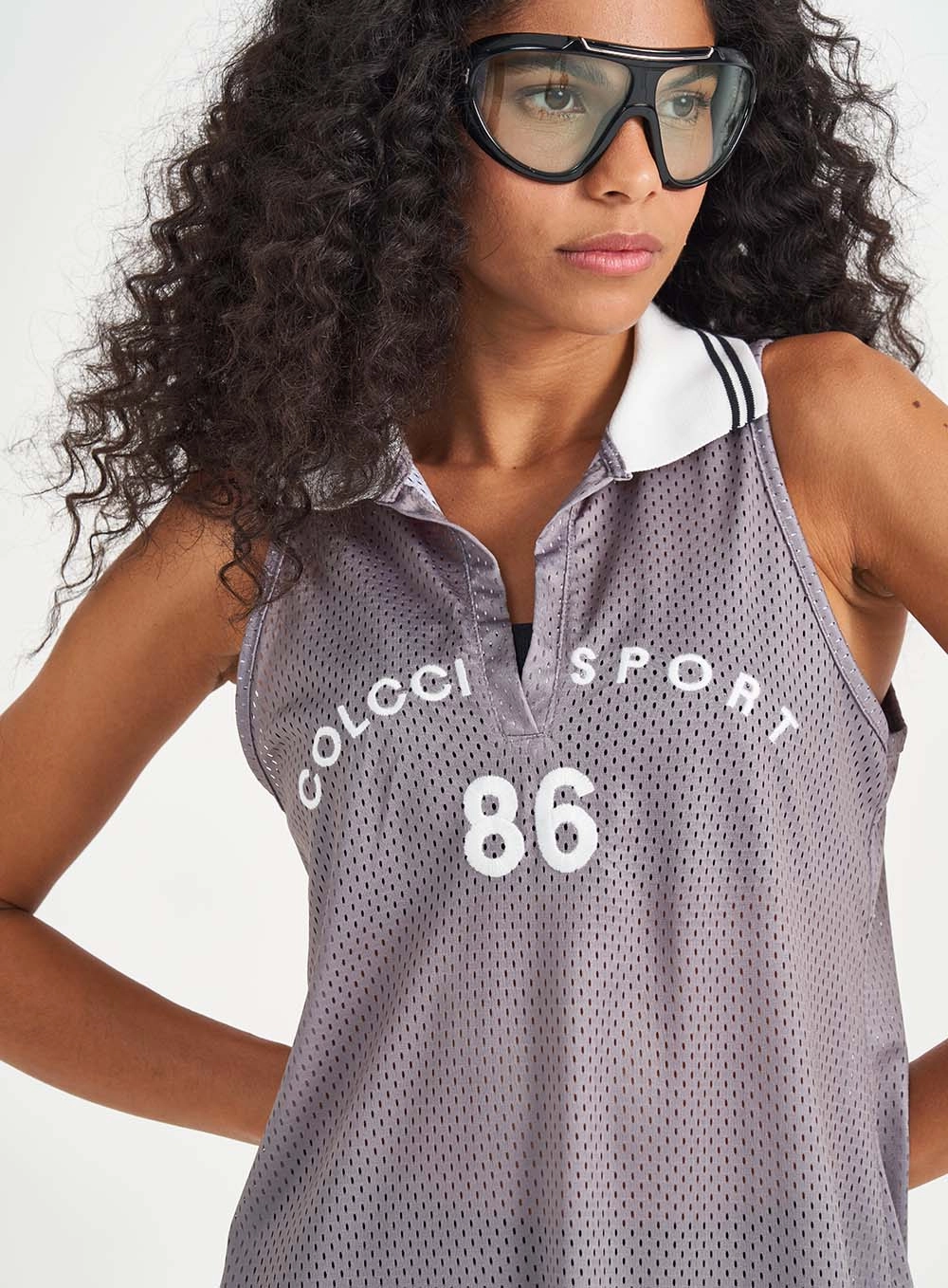 Vestido Malha 1 Feminino Colcci Sport Cinza