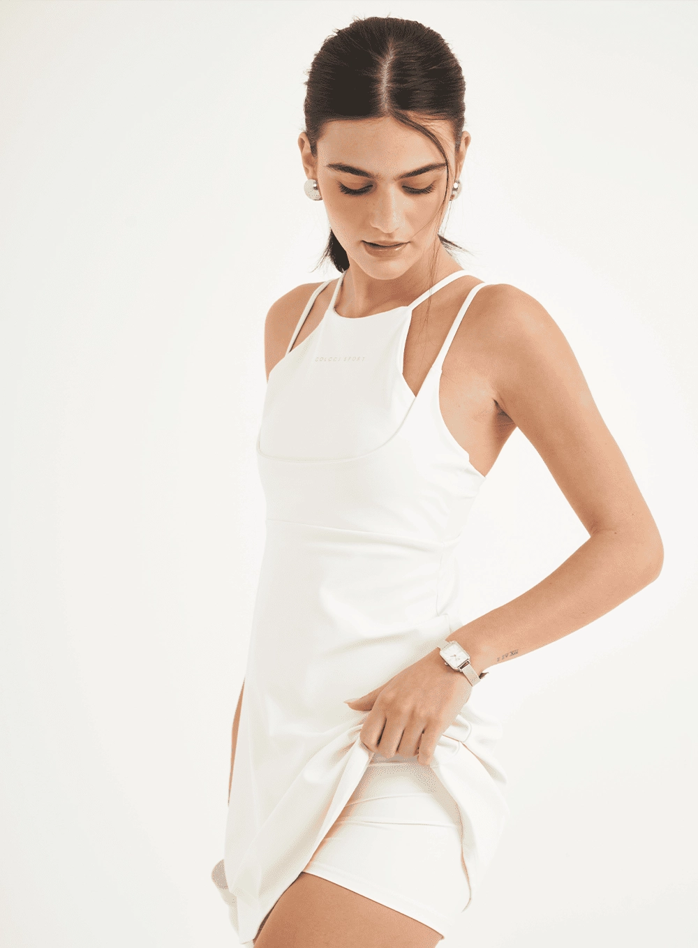 Vestido Malha Sport 1 Feminino Colcci Sport Off