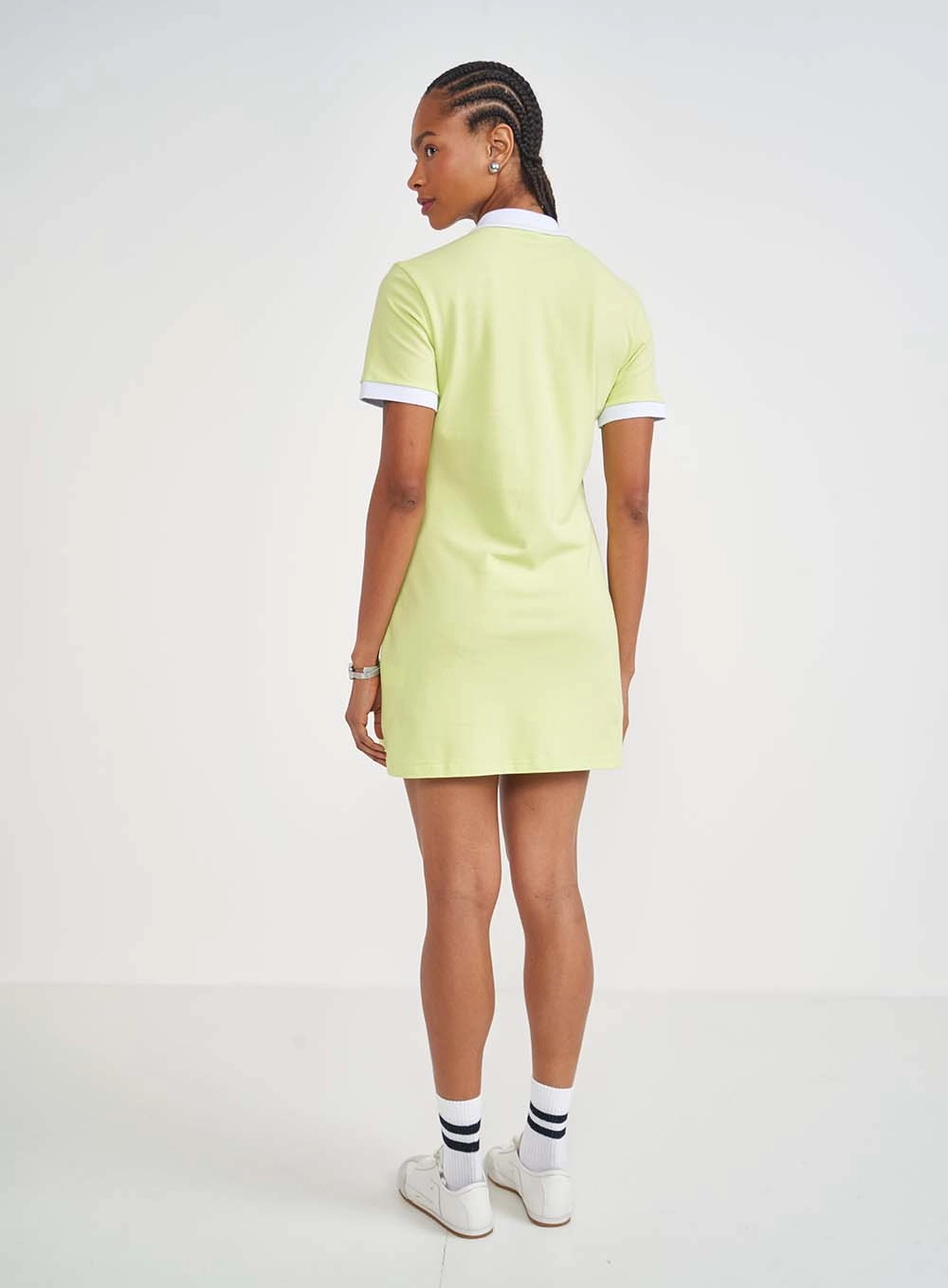 Vestido Comfort Gola Polo Verde