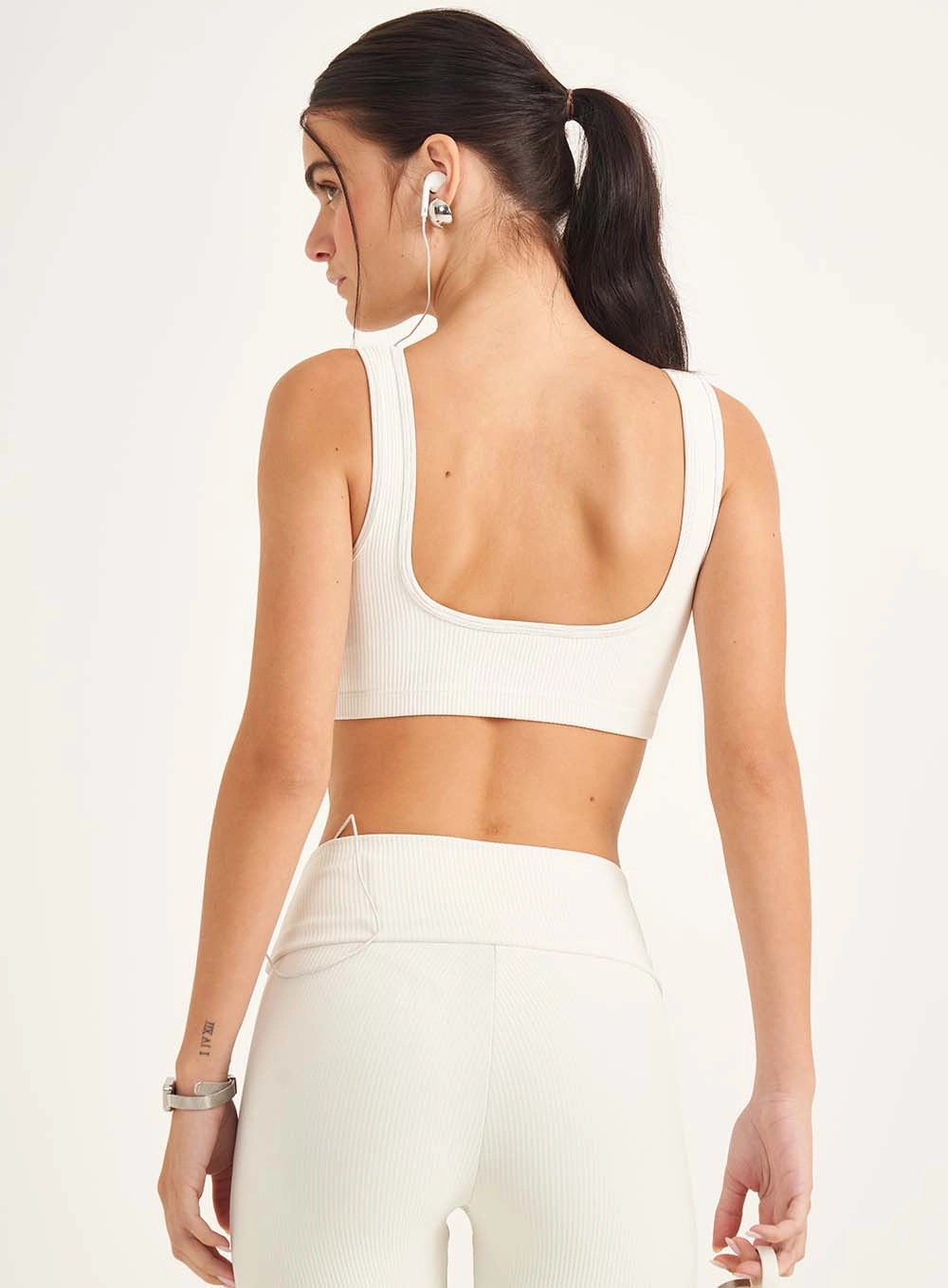 Top Slim Medium Canelado Off Shell
