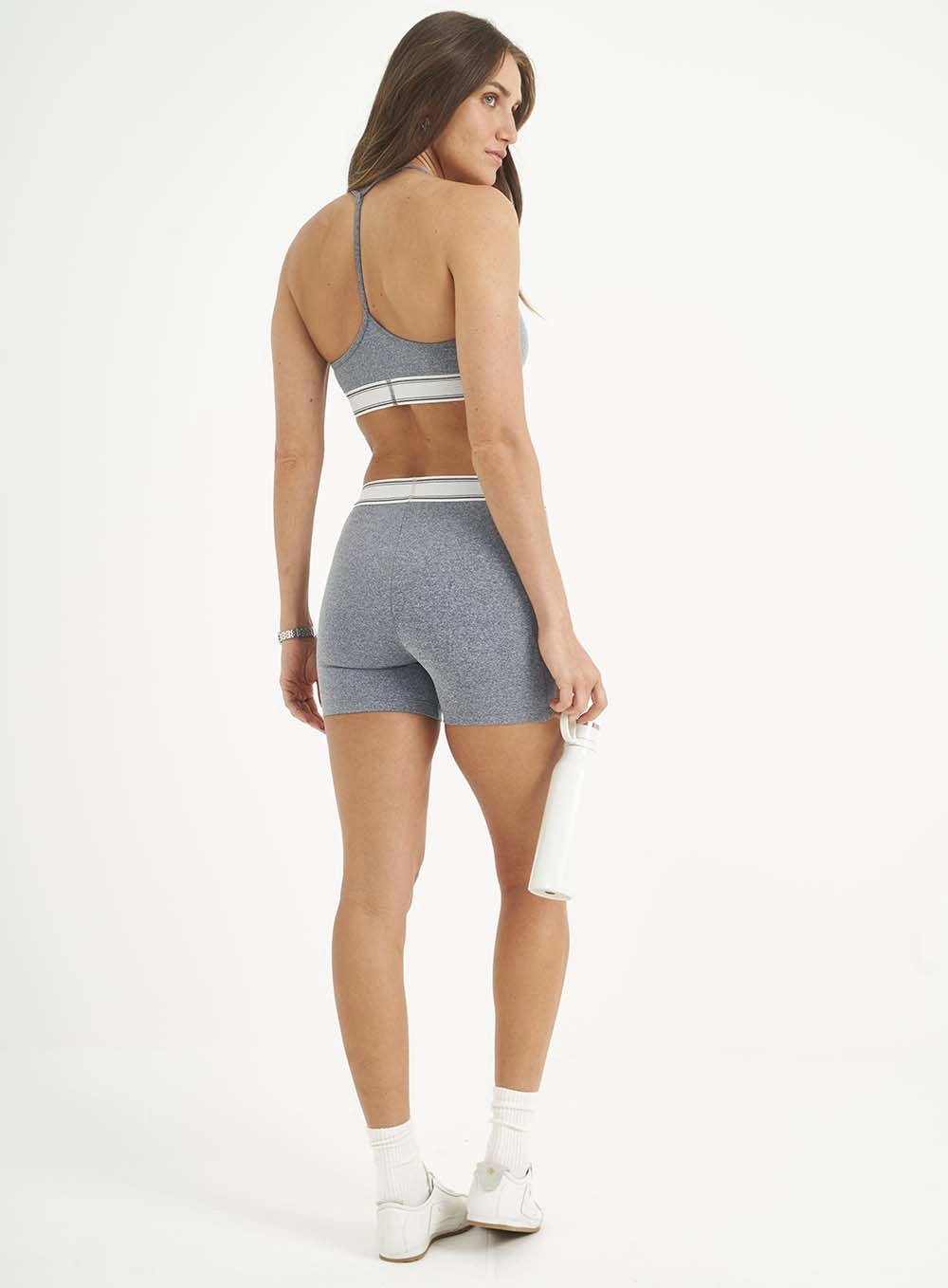 Top Slim Light Mescla Cinza