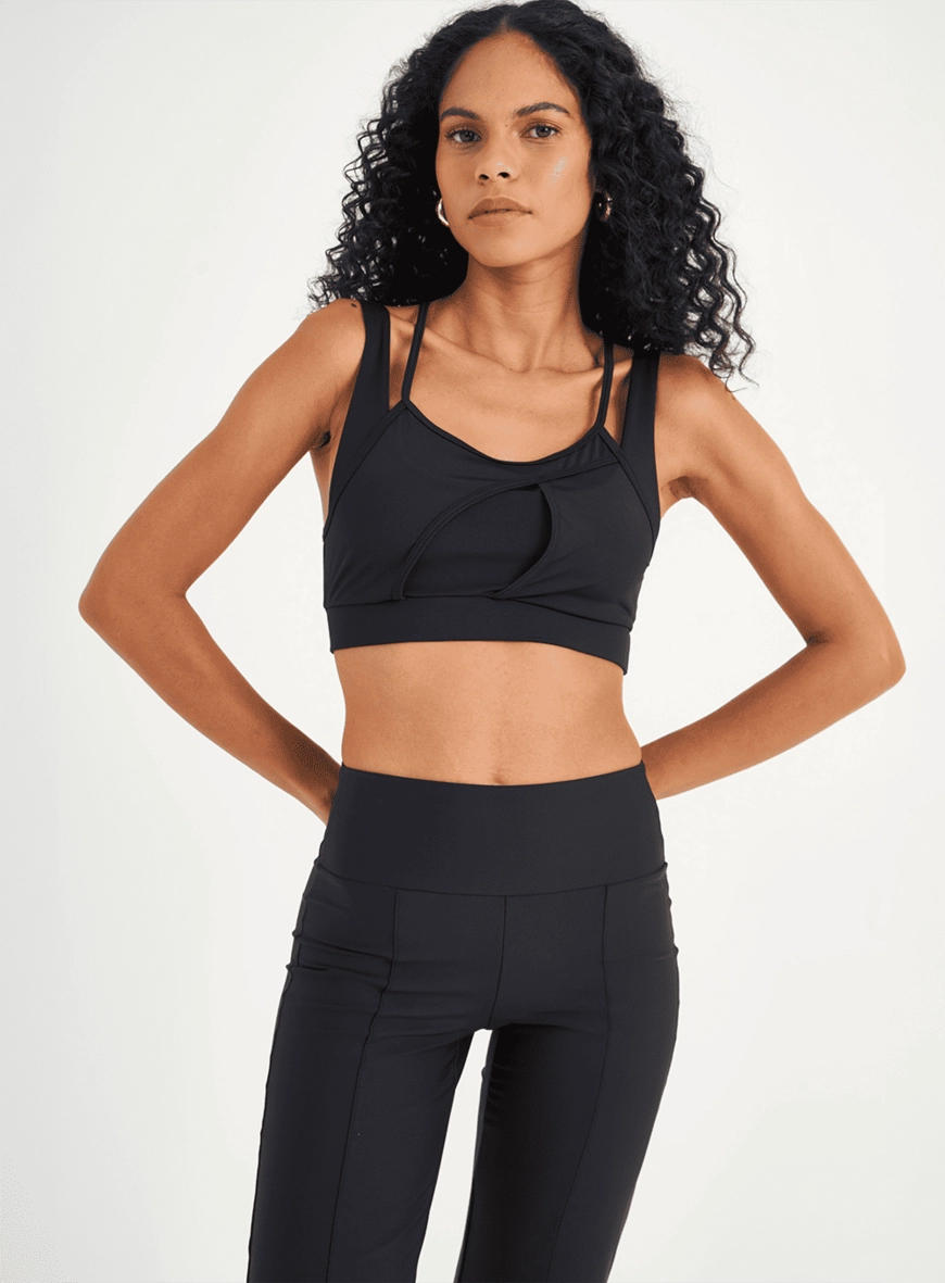 Top Slim Medium Alças Duplas