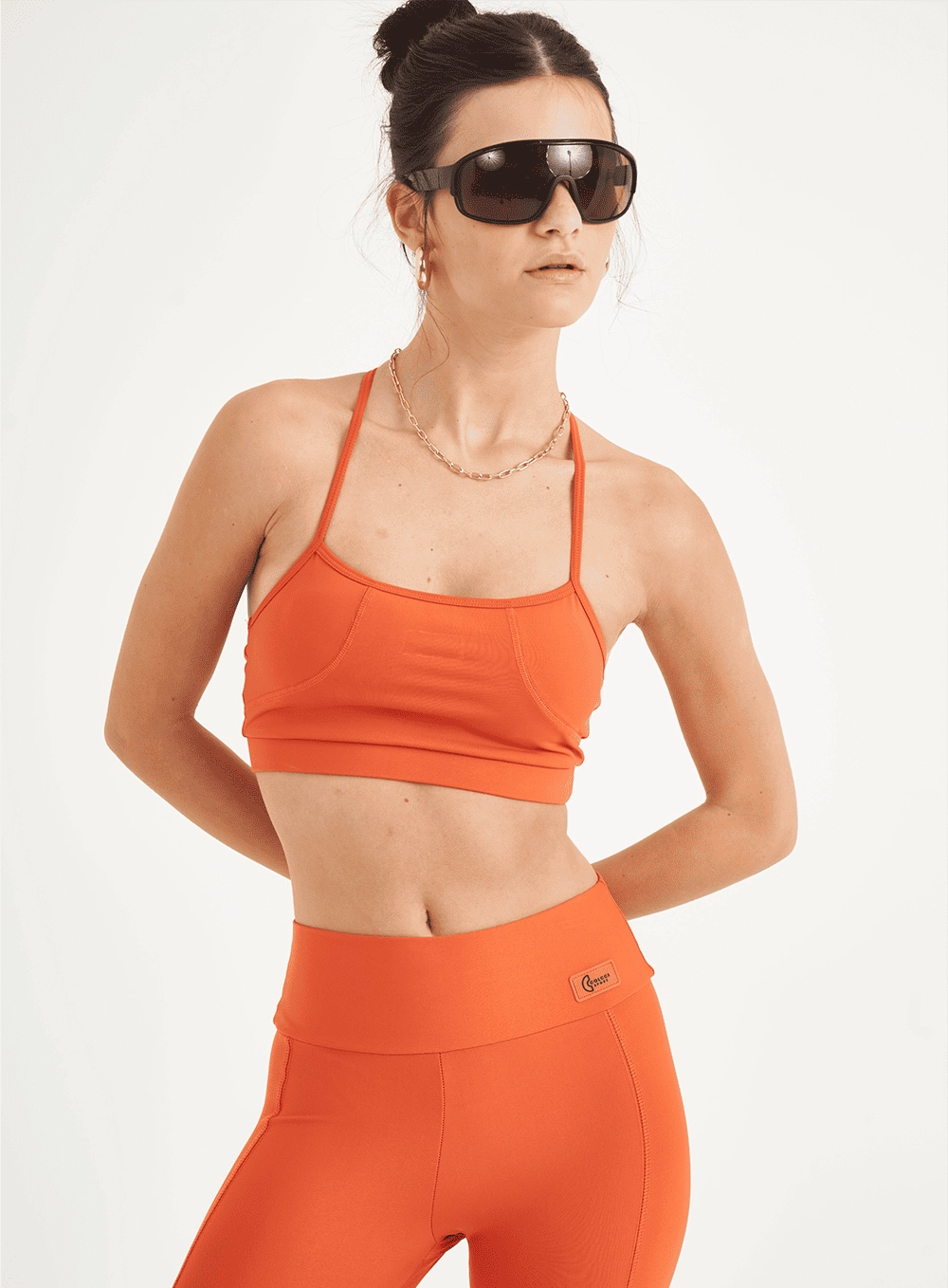 Top Slim Light Fit Laranja