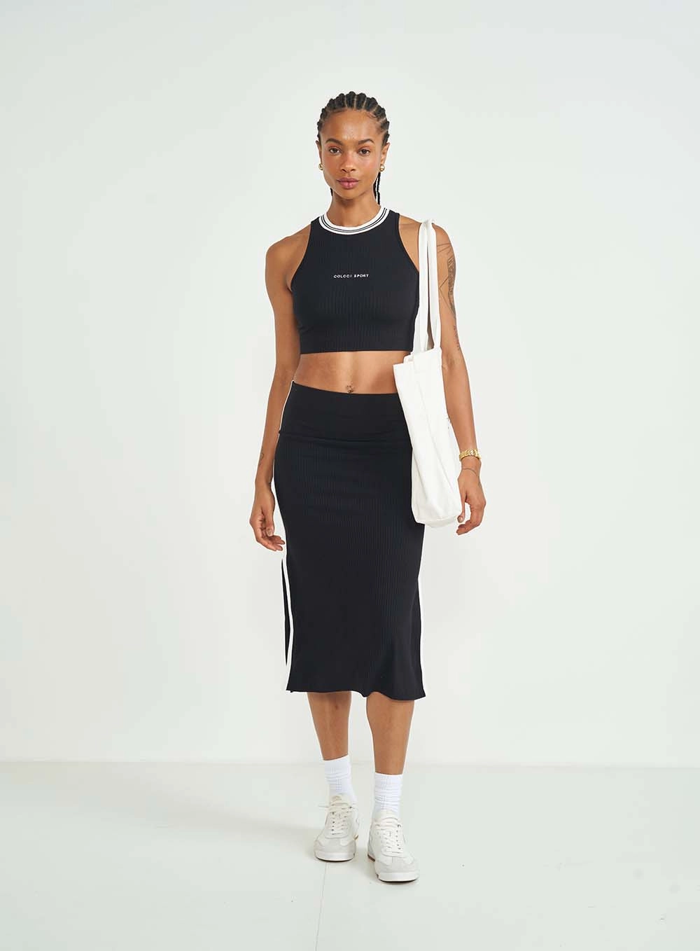 Top Slim Com Detalhe Frontal Preto