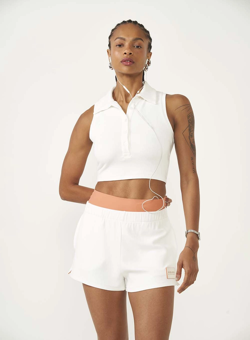 Top Slim Com Gola Polo