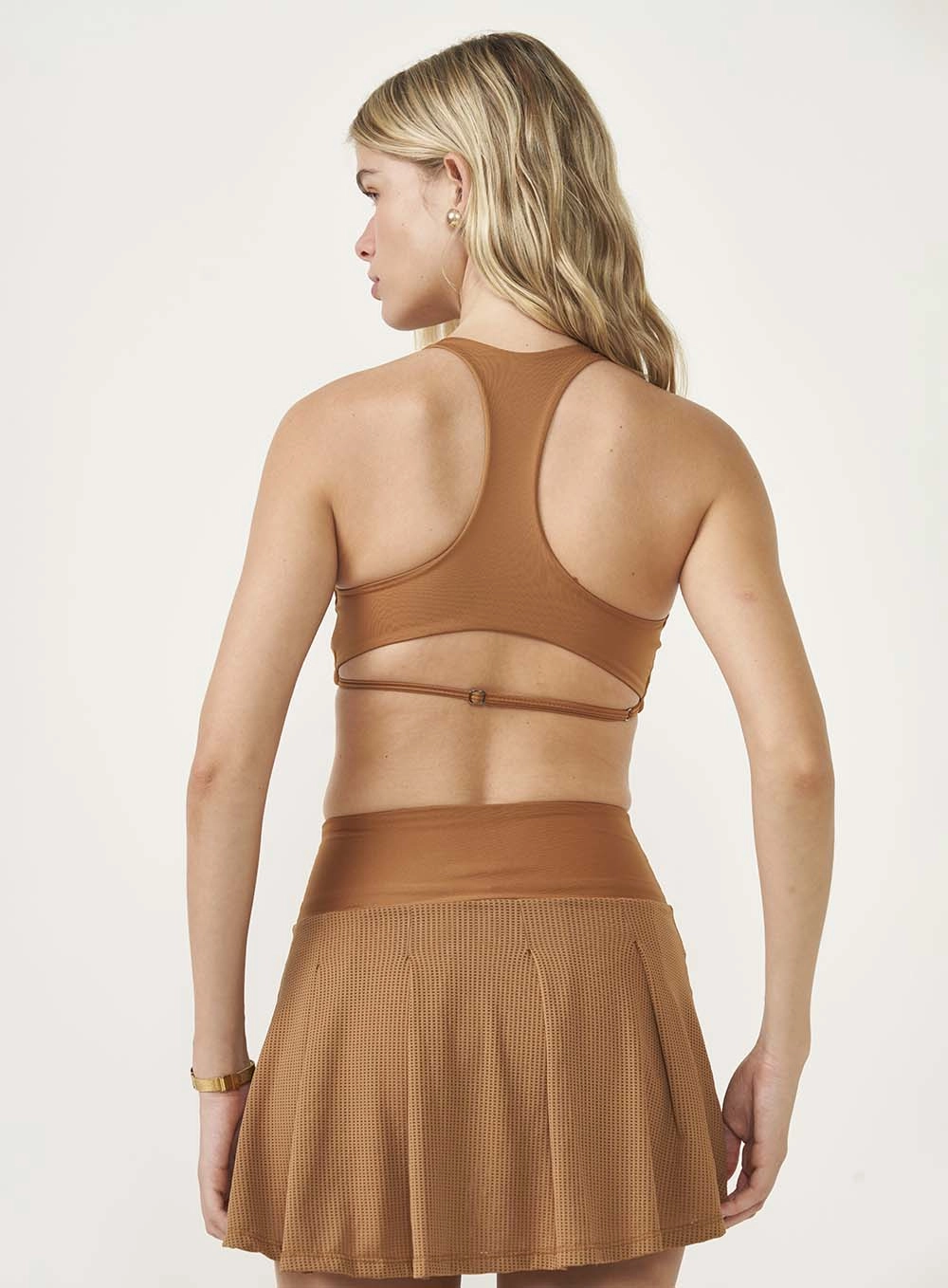 Top Slim Medium Regulável Marrom