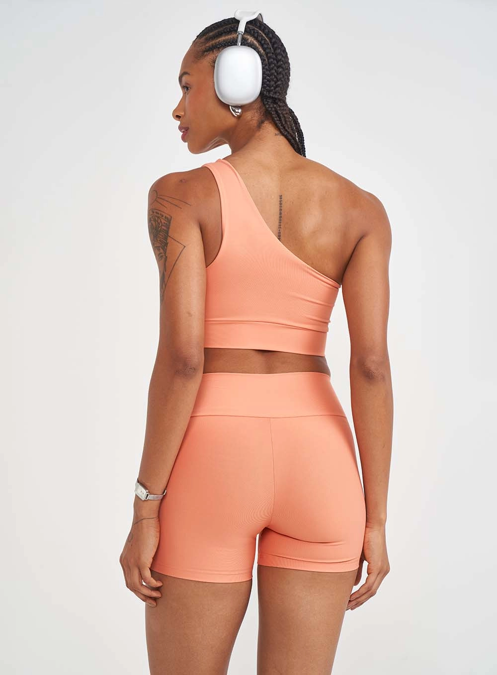 Top Slim Medium Ombro Unico Laranja