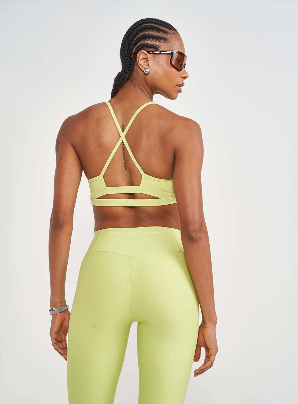 Top Slim Medium Com Abertura Nas Costas Verde