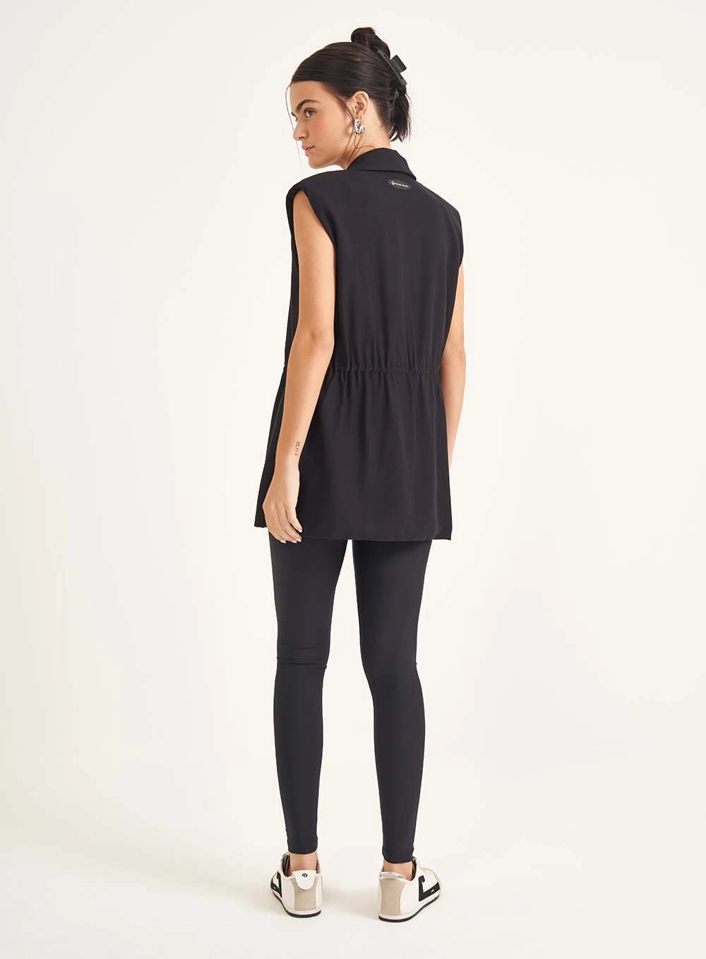 Colete Feminino Alfaiataria Loose Preto