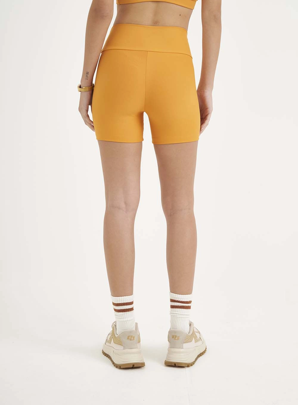 Conjunto Top E Bermuda Speed Laranja
