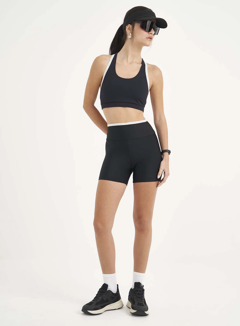 Conjunto Top E Bermuda Speed Contrast Preto