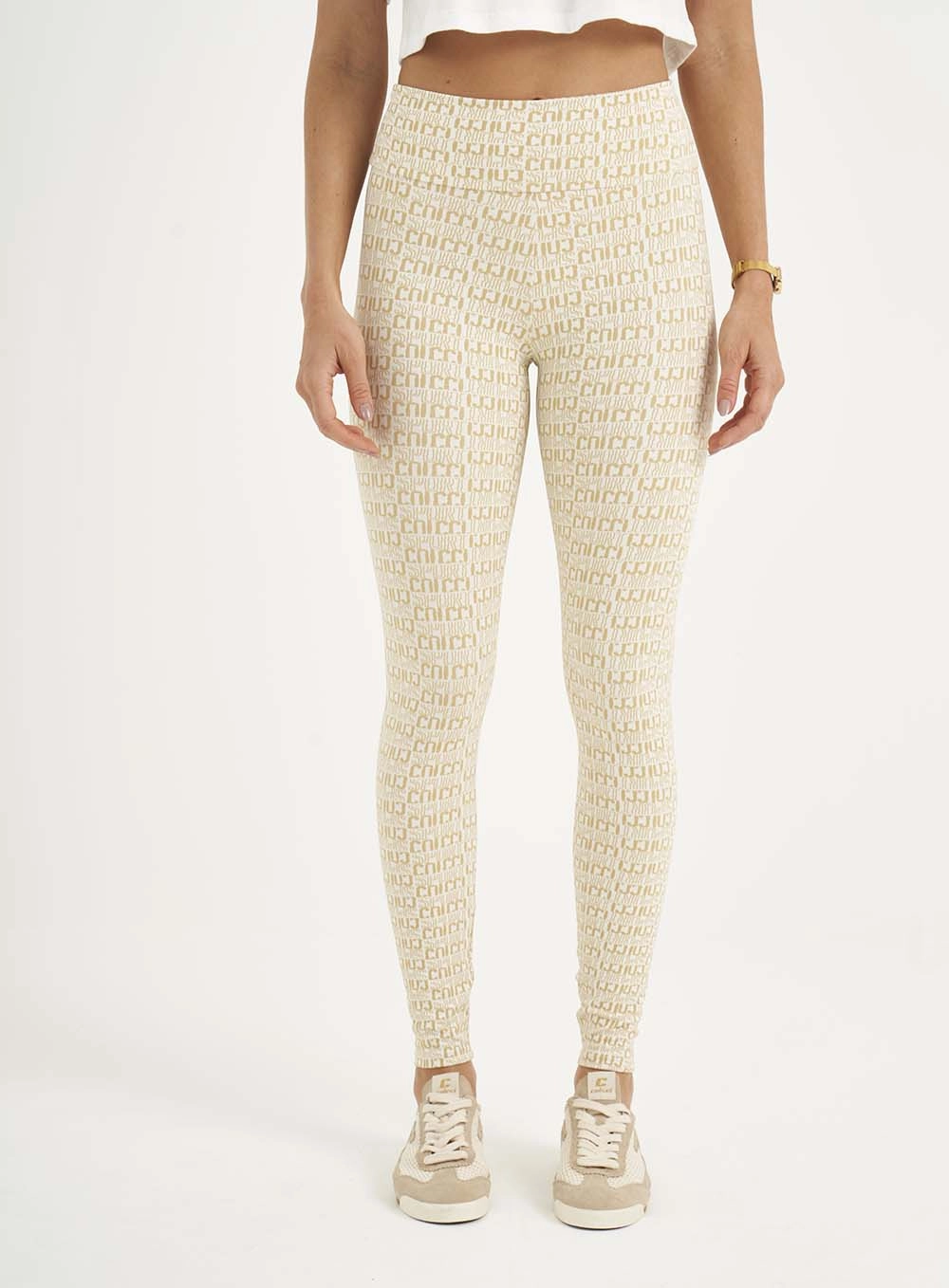 Conjunto Top E Calça Legging Jacquard Estampados