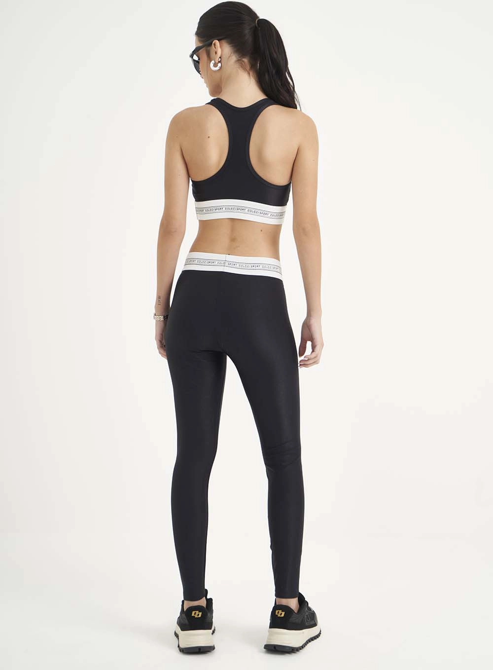 Conjunto Top Speed E Calça Legging Perfect Fit Preto