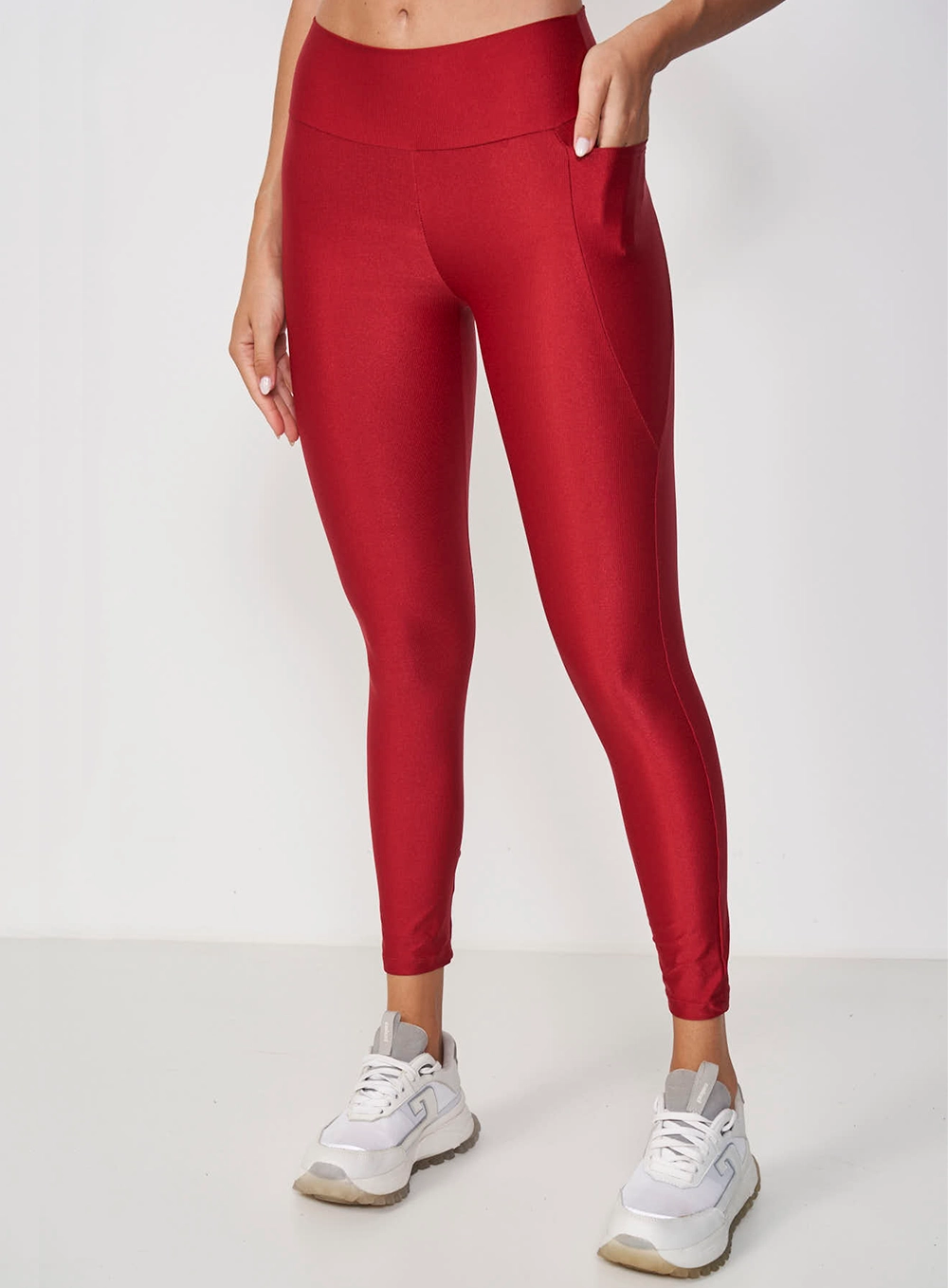 Calça Legging Essential Lightness Vermelho Potter