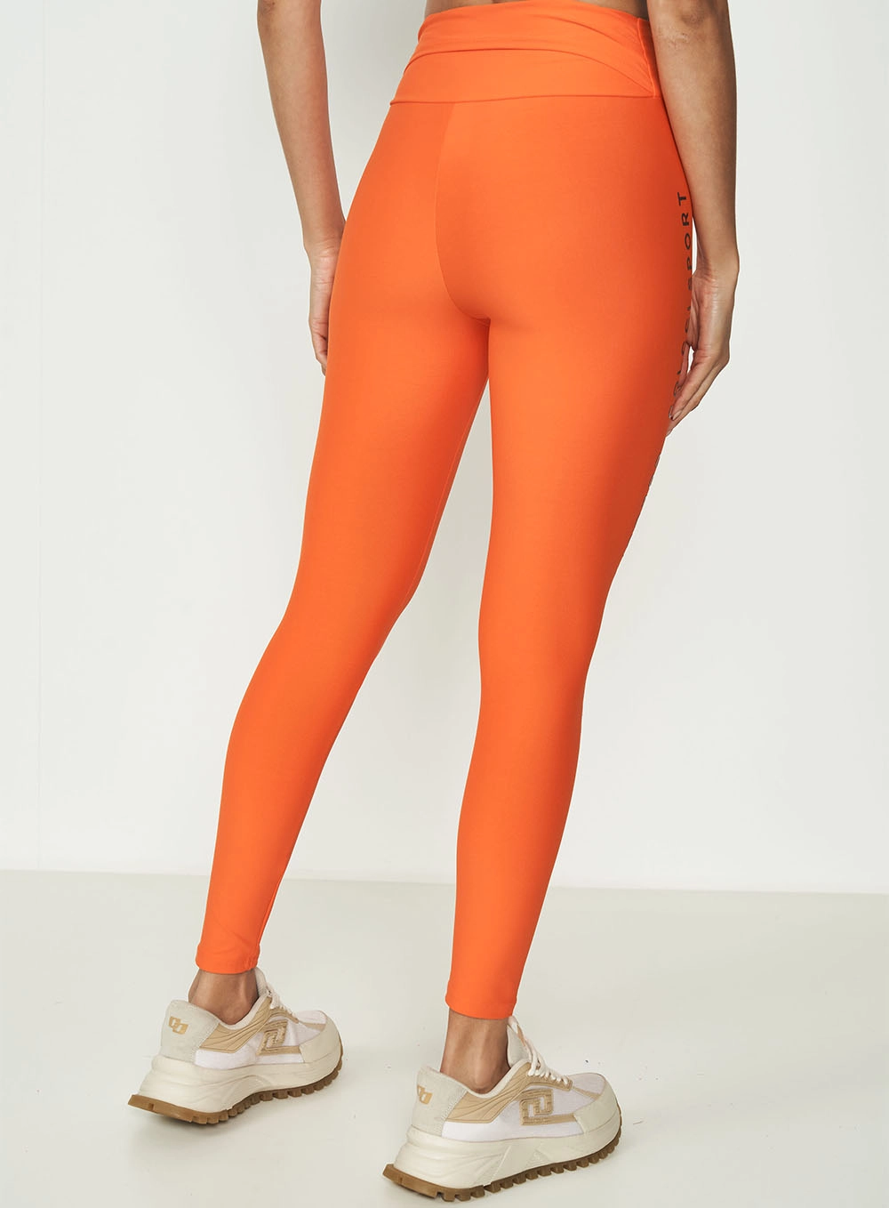 Calça Legging Navy Performance Laranja Caprese